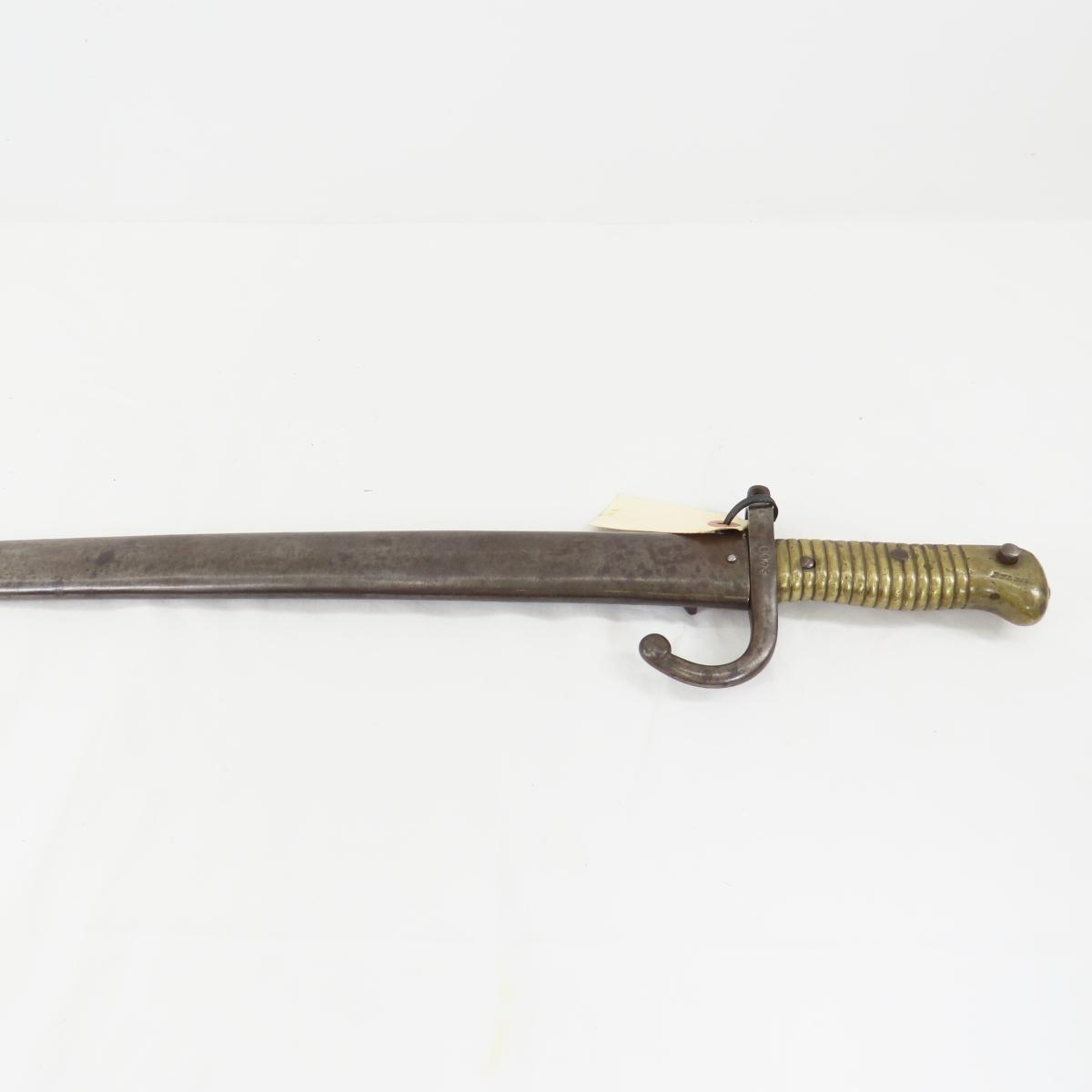 French M 1866 bayonet with sheath