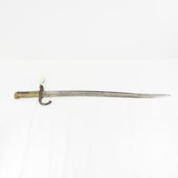 French M 1866 bayonet with sheath