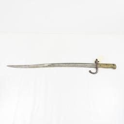 French M 1866 bayonet with sheath