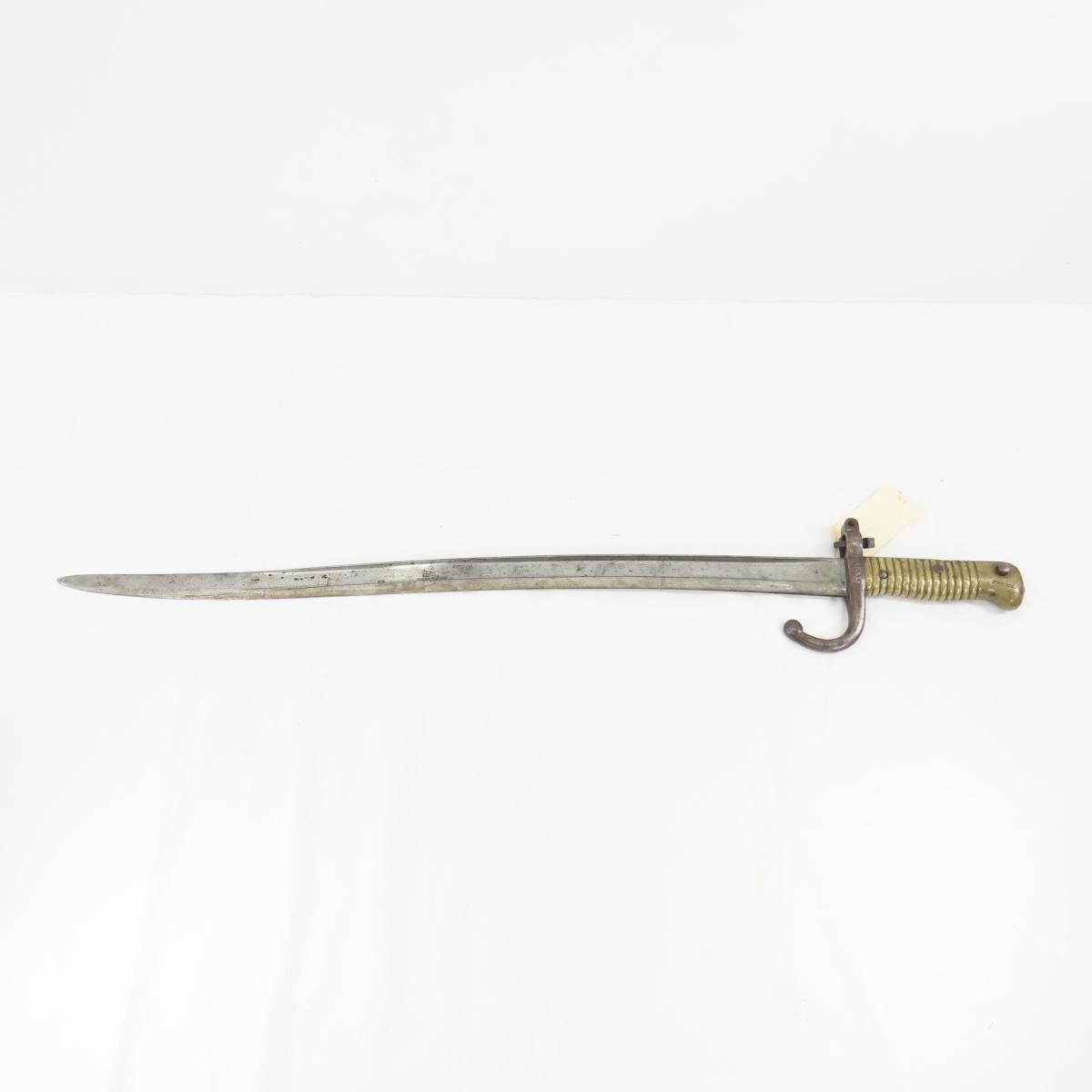 French M 1866 bayonet with sheath