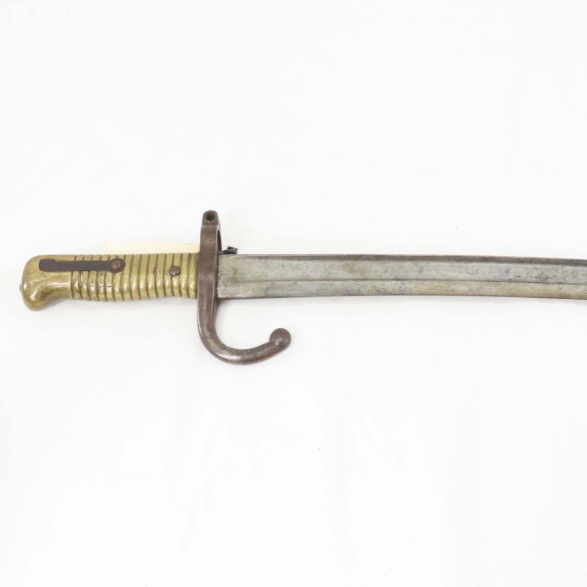 French M 1866 bayonet with sheath