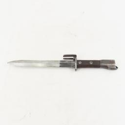 Belgium FN type A bayonet with scabbard
