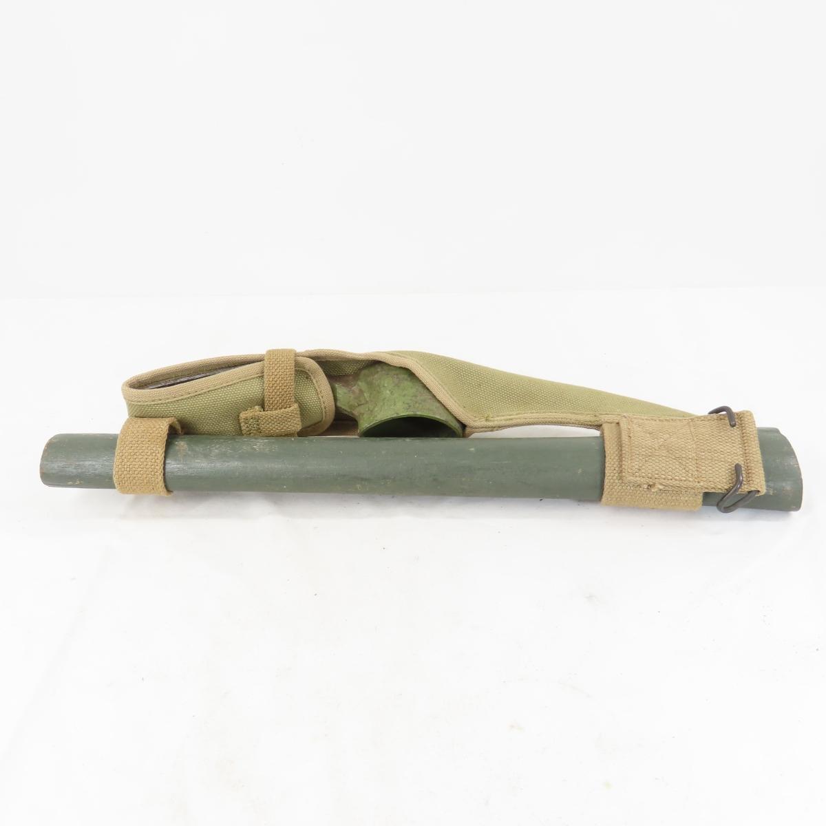 WWII Pick Mattock with belt case
