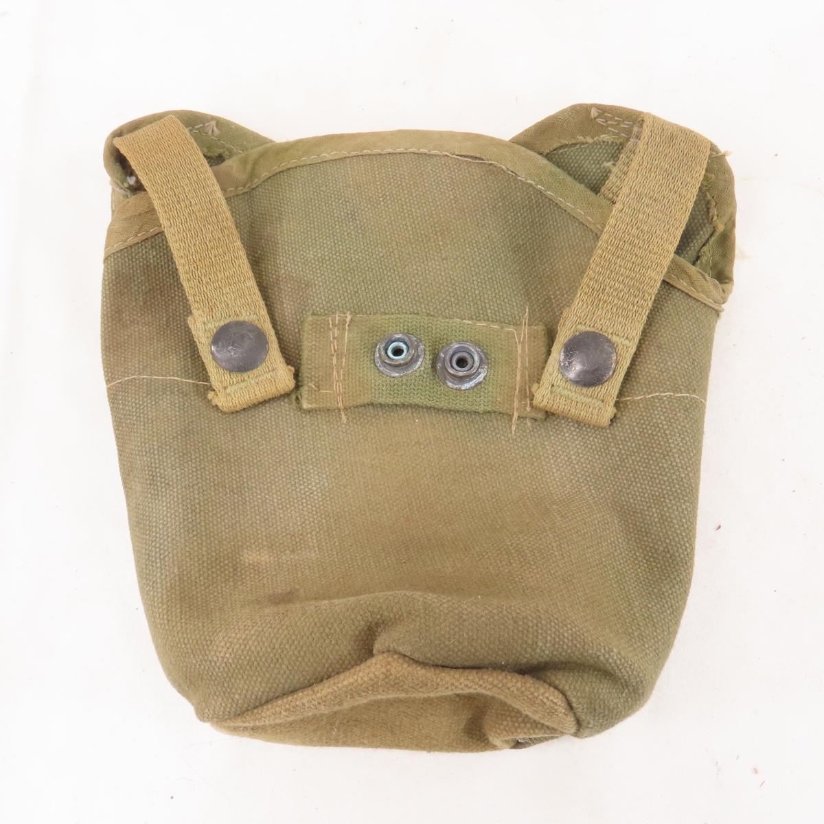 Experimental canteen cover with 1942 US canteen