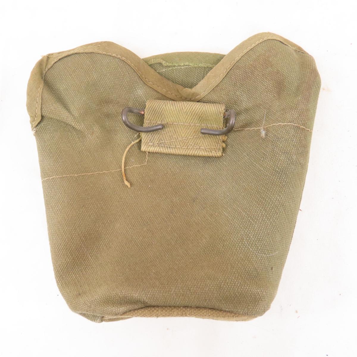 Experimental canteen cover with 1942 US canteen