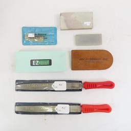 Large Collection of Knife Sharpening Supplies