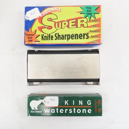 Large Collection of Knife Sharpening Supplies