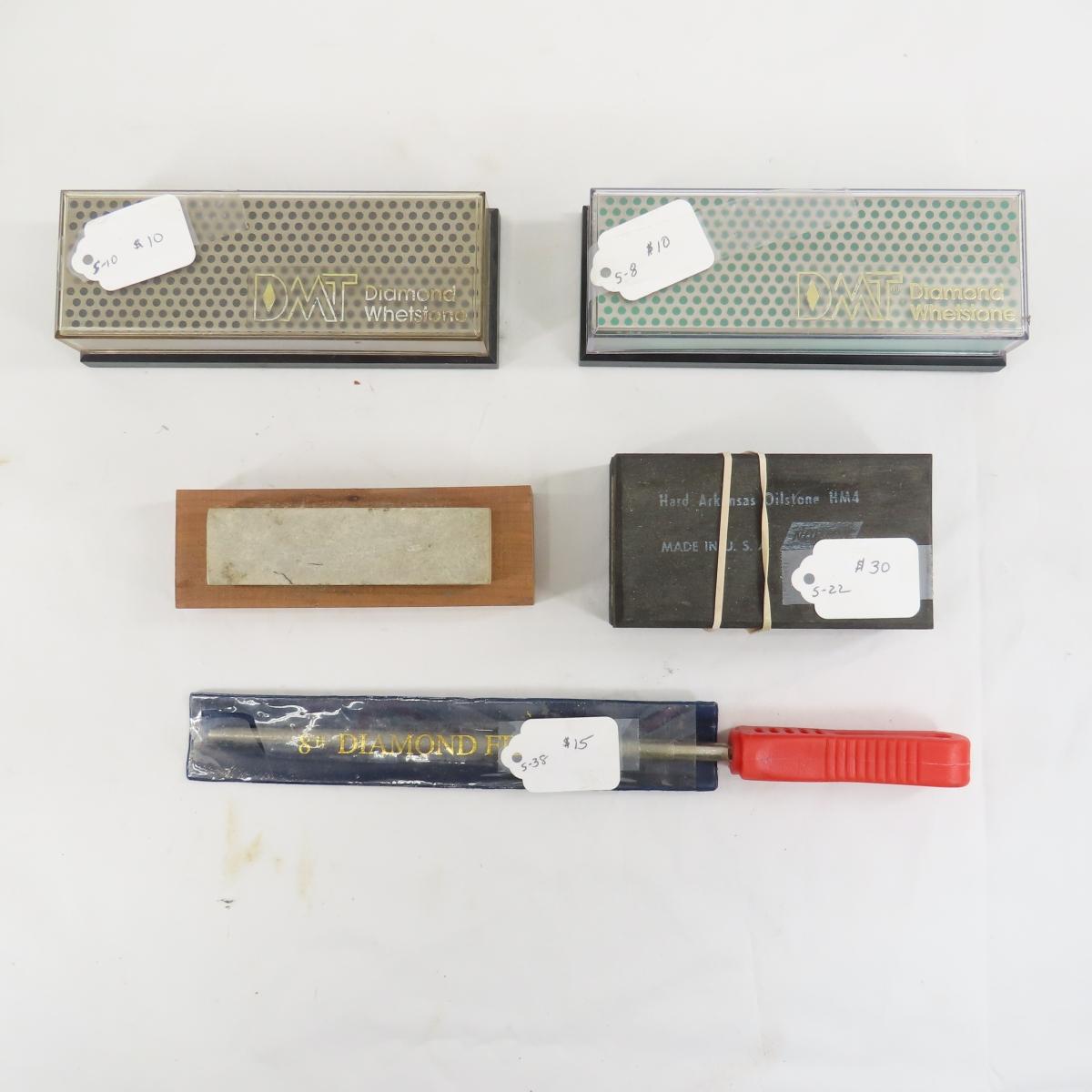 Large Collection of Knife Sharpening Supplies