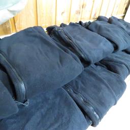 20 Black Fleece Bibs - Medium