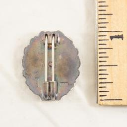Japanese National Railway Silver Merit Train Badge