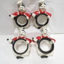 4 Red Wing Chef Clock Frames