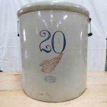 20 Gallon Red Wing Union Stoneware Co Crock