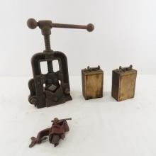 Model T Ignition Coils, Pipe Vise and More