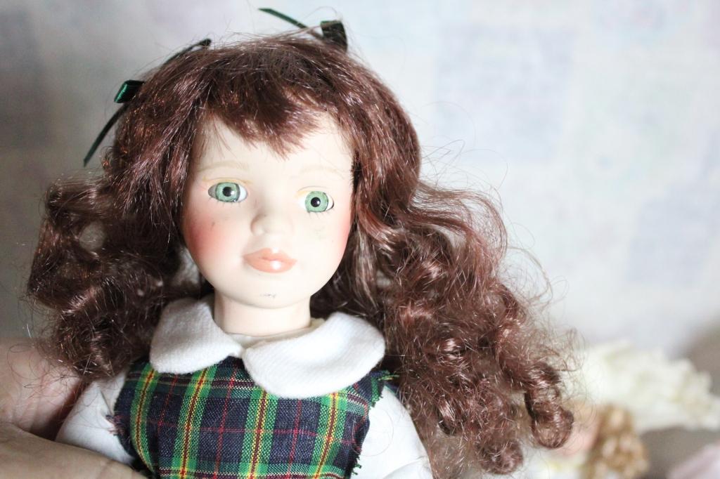 5 Porcelain, Celluloid, China, Dolls