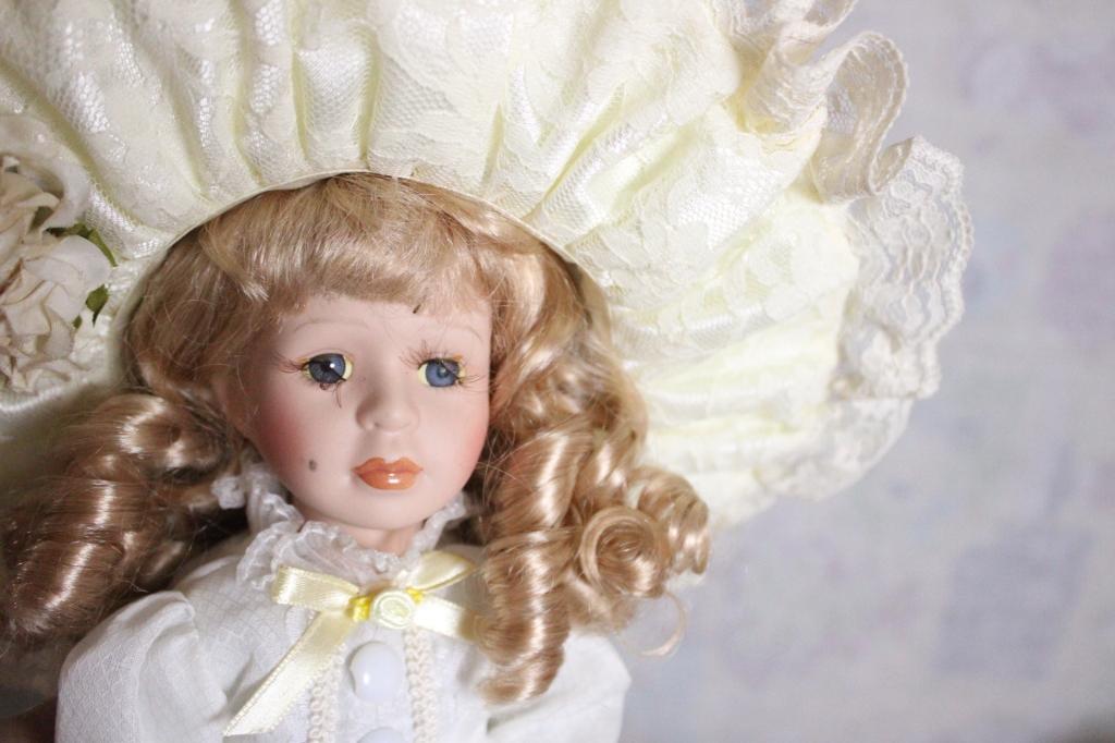 5 Porcelain, Celluloid, China, Dolls