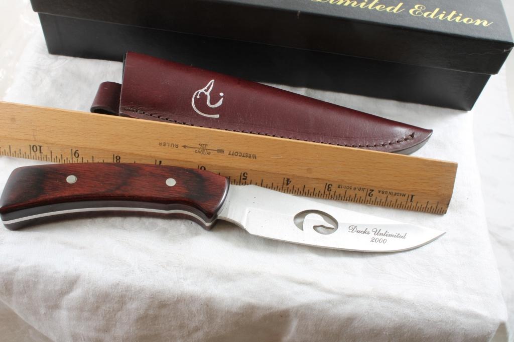 Buck 470C Duck's Unlimited Knife NIB w/Sheath