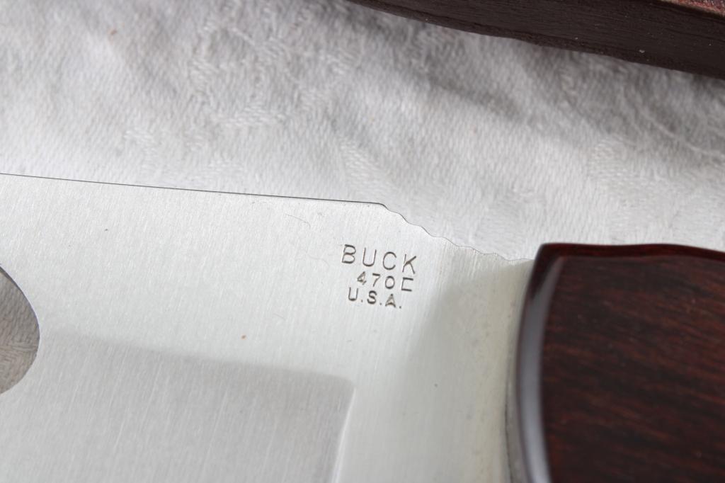 Buck 470C Duck's Unlimited Knife NIB w/Sheath