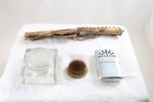 Joni Handwarmer, Inkwell, Handmade Knife w/leather