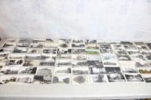 100 Antique Postcards Many RPPC's Fishing, Hunting