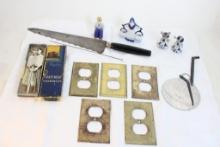 Wall Plates, Scale, Thermometer, S&P Shakers, Pin