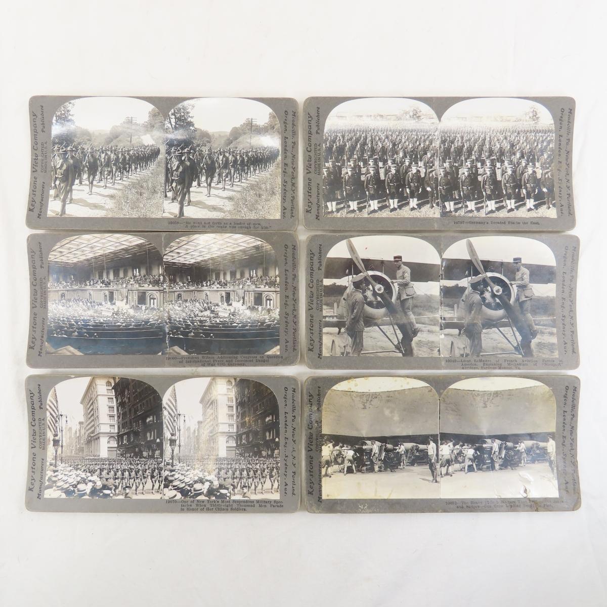 83 Keystone View Military Stereoscope Cards