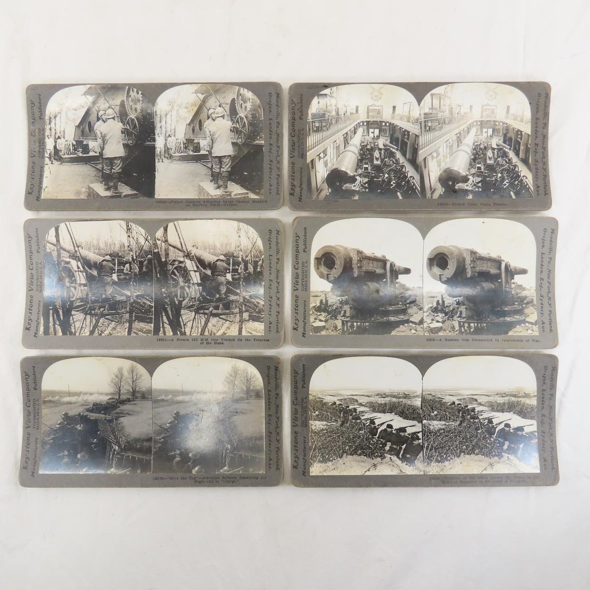 83 Keystone View Military Stereoscope Cards
