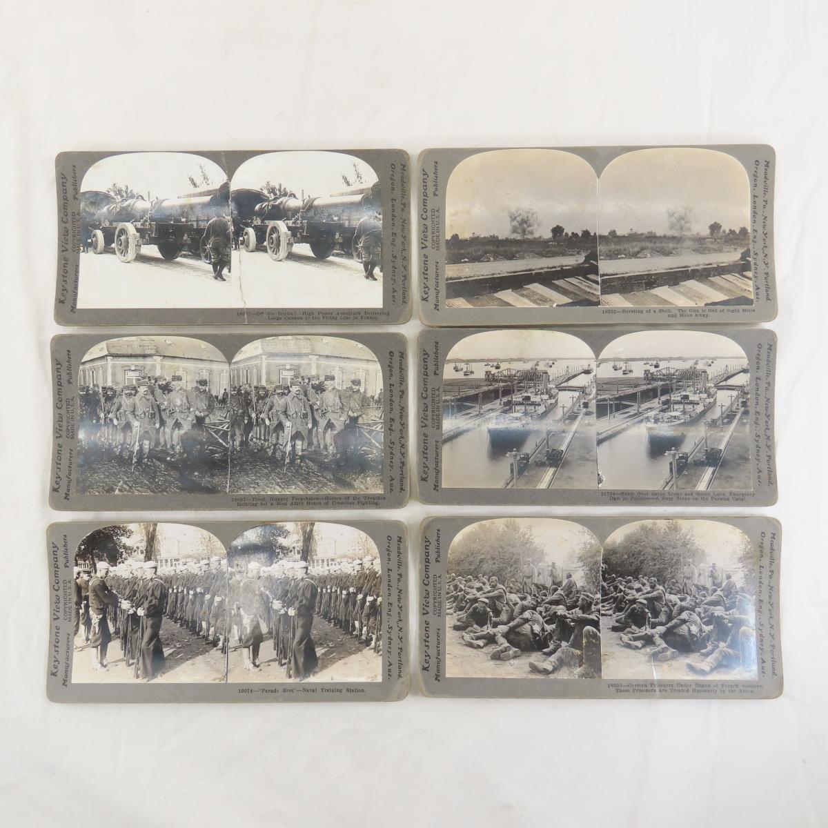 83 Keystone View Military Stereoscope Cards