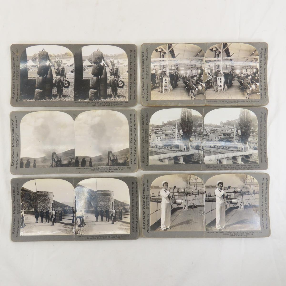 83 Keystone View Military Stereoscope Cards
