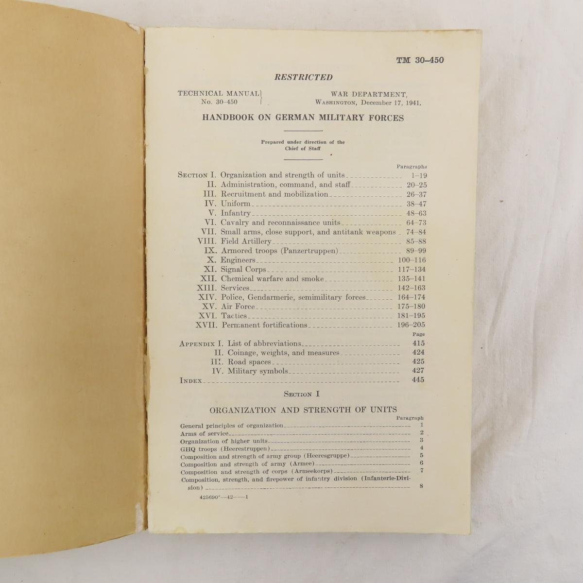 3 German Military Handbook & Tech Manuals