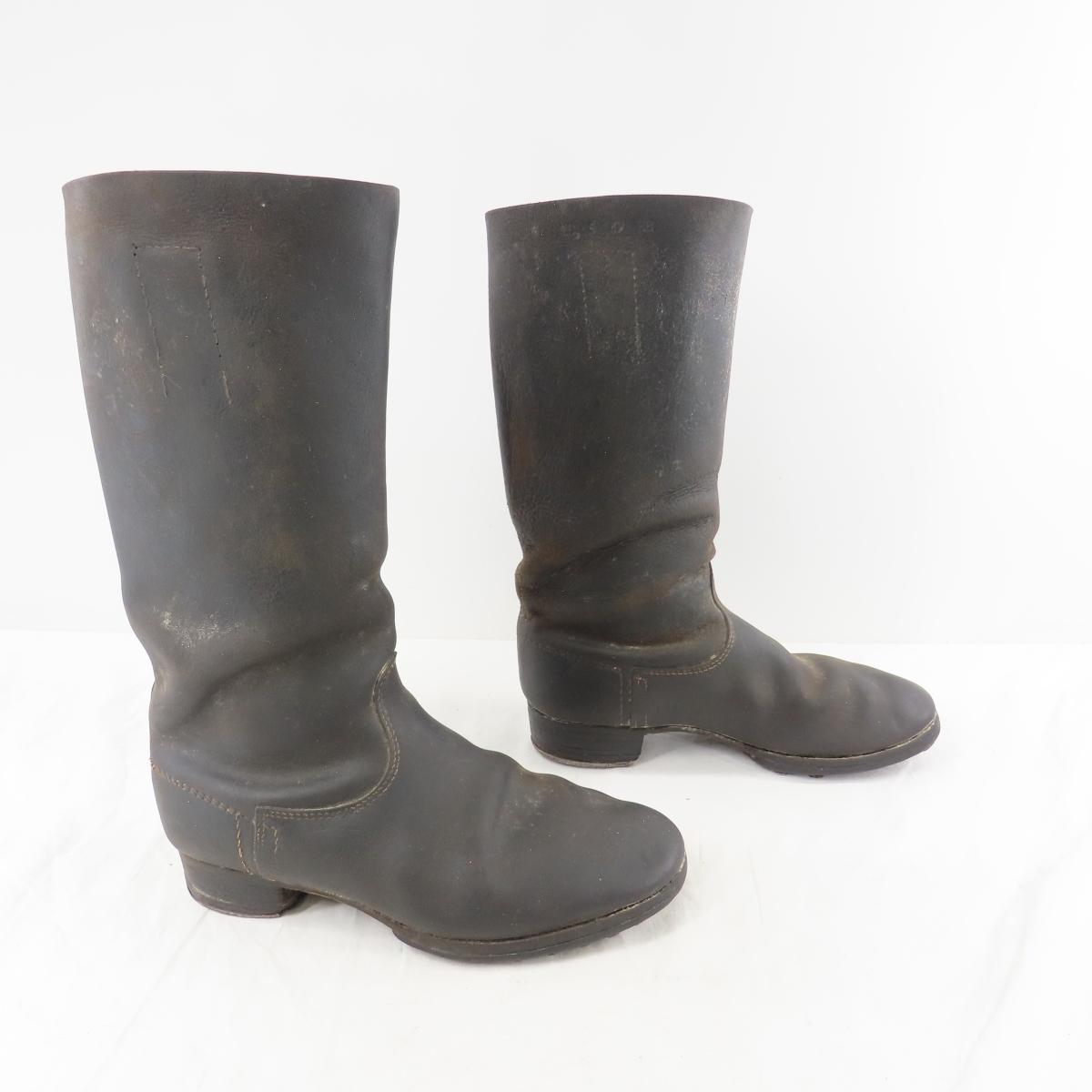 WWII German leather boots