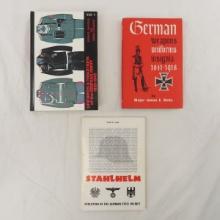 3 German Weapons & Uniforms ID Books