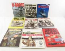14 German WWII Books, Aircraft, U-Boat & More