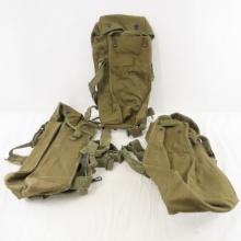 3 WWII US Army Mine Detector Bags