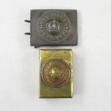 WWI German Gott Mit Uns buckle & match holder