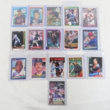 16 Autographed MN Twin Baseball Cards