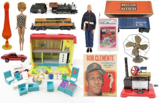 6-19 Sports Collectibles, Toys, Trains & More