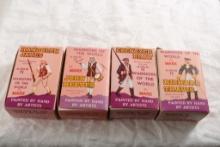4 Marx Warriors of the World in Boxes