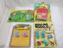 4 Vintage New on Packages Toys