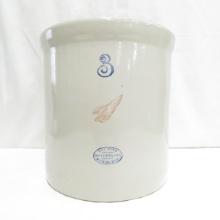 3 Gallon Red Wing Potteries Inc Stoneware Crock