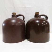 Albany Slip & Brown  Minnesota Stoneware Jugs