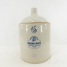 5 Gal Waconda Water Red Wing Union Stoneware Jug