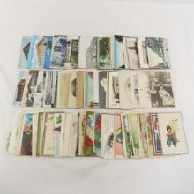 75 RPPC and Street View postcards- Most are MN