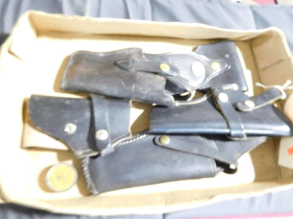 Lot #167 - Box of (6) pistol holsters 