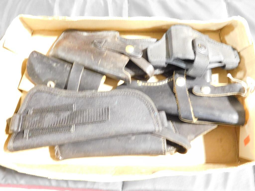 Lot #167 - Box of (6) pistol holsters 