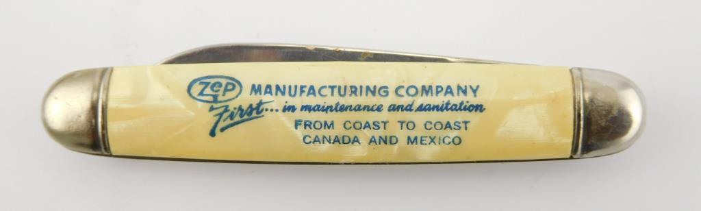 Lot #15 - (6) Chemicals/Paint Advertising Pen Knives to include: Del Chemical, Zep  Manufacturing,