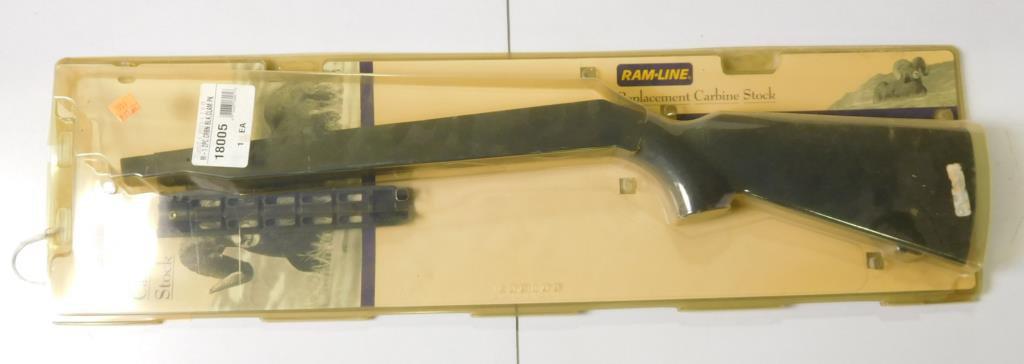 Lot #2 -  Ram-Line Replacement carbine stock for black fits Ruger 10-22    