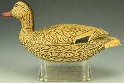 Lot 3308 - Pair of Roland Elliott, Wachapreague, VA 1/3 size Mallards Hen and Drake signed and