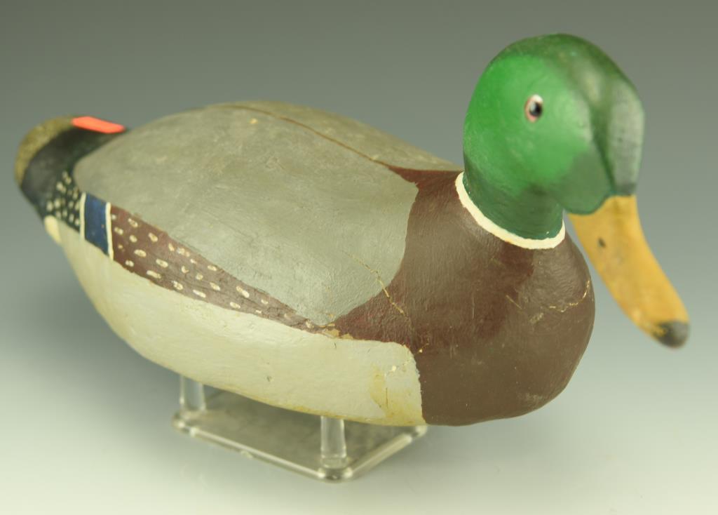 Lot 3313 - Mallard Drake decoy unsigned 