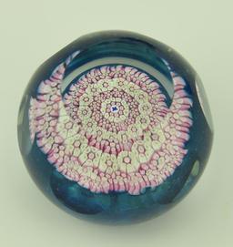 Lot 1247a - (4) Caithness signed art glass paperweights: one titled Starry Nights, and three