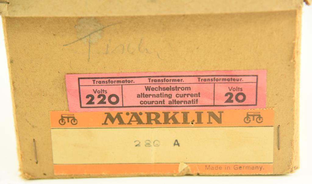 Lot #12 - Marklin 270A 110 volt transformer